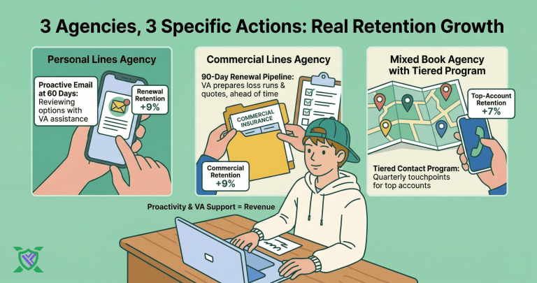 How 3 Independent Agencies Improved Their Renewal Retention Rate