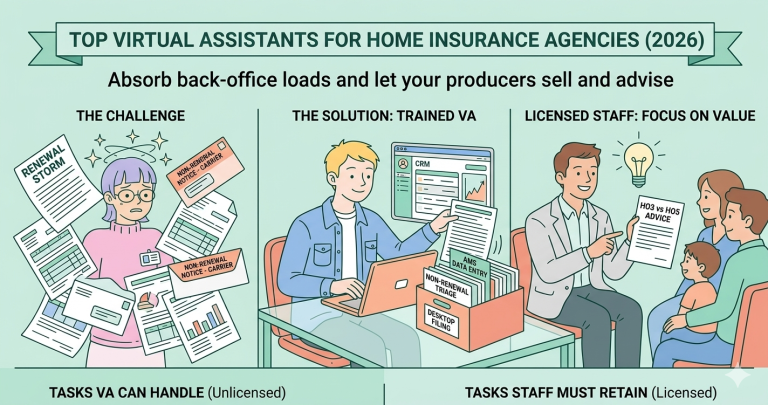 The Best Virtual Assistants for Home Insurance Agencies in 2026: A Complete Guide