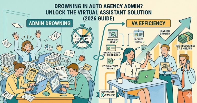 Virtual Assistants for Auto Insurance Agencies: The Complete 2026 Guide