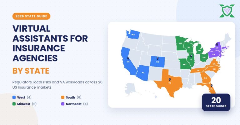 Virtual Assistants for Insurance Agencies by State: The 2026 Guide