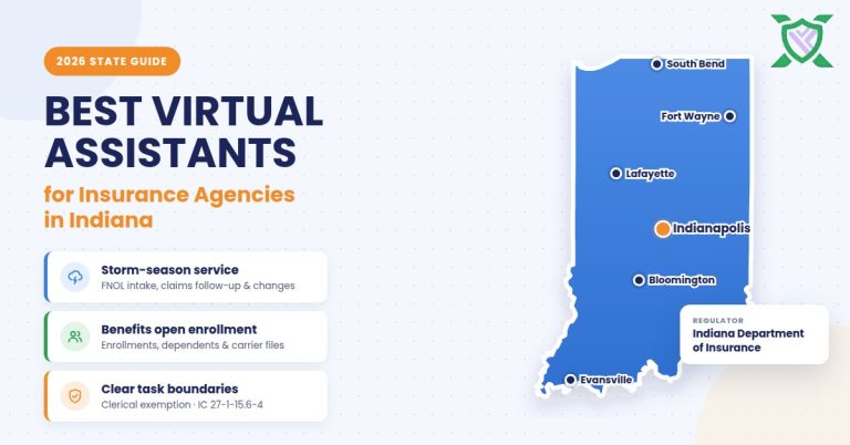 Best Virtual Assistants for Insurance Agencies in Indiana [2026 Guide]
