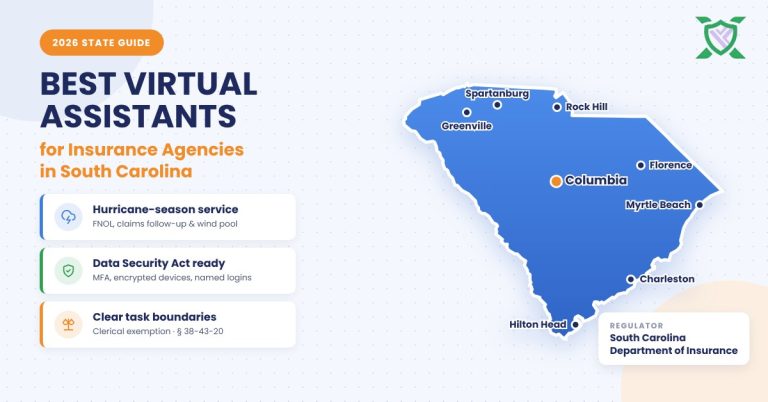 Best Virtual Assistants for Insurance Agencies in South Carolina [2026 Guide]